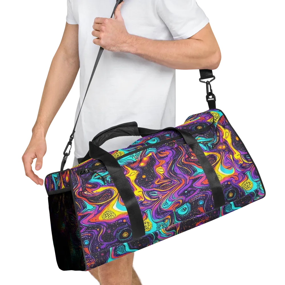Hutty Nebula on Duffle Bag — Right Front