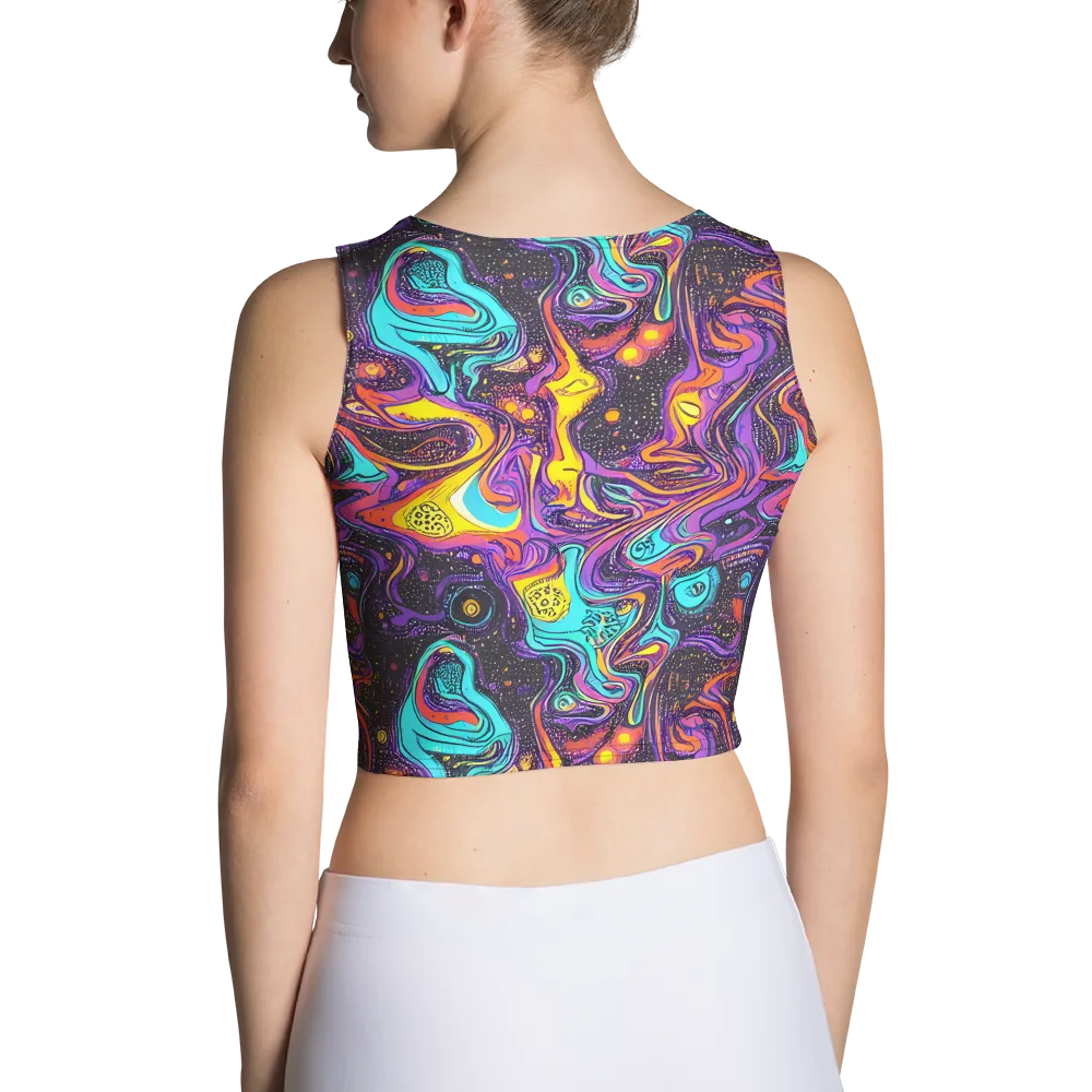 Hutty Nebula on Crop Top — Back
