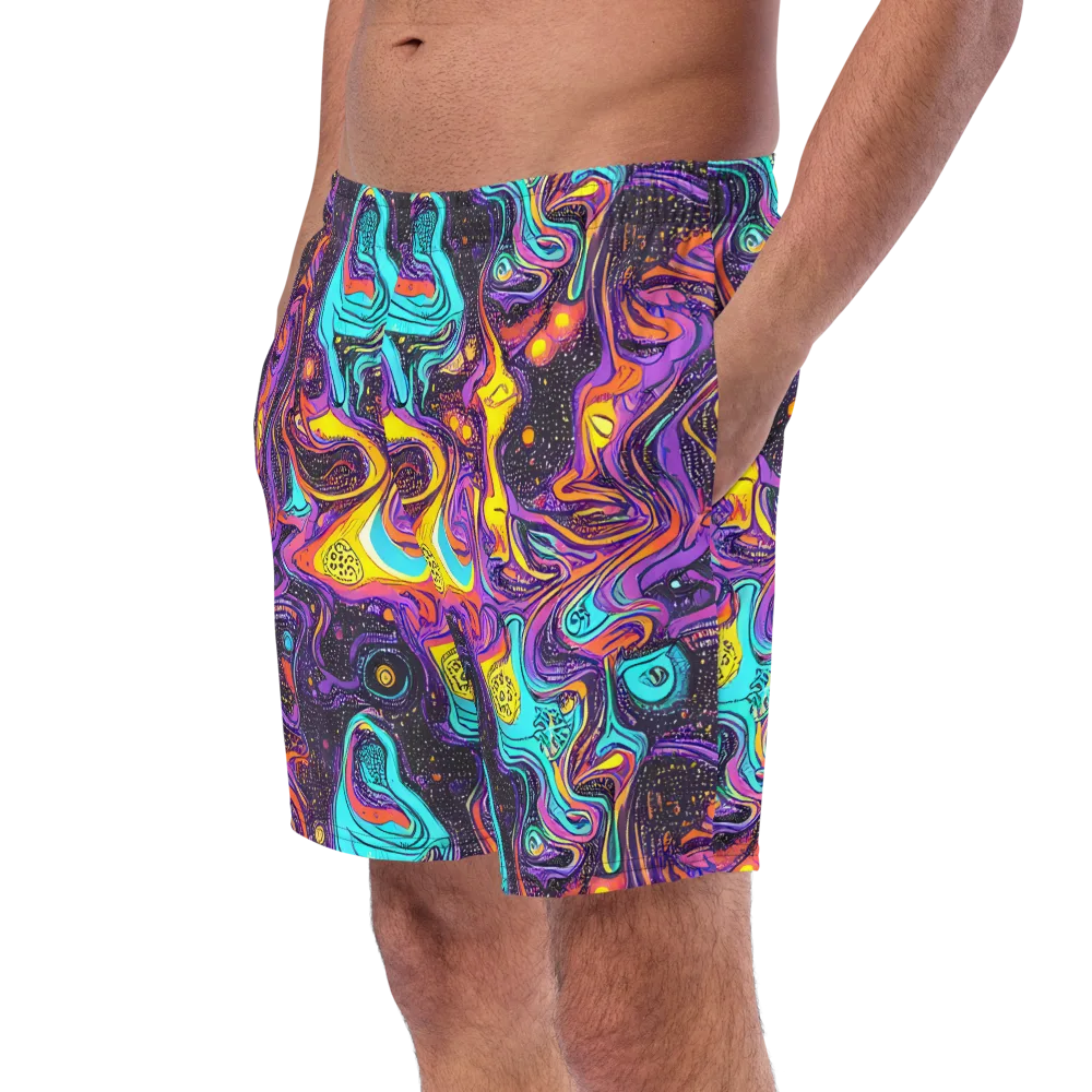 Hutty Nebula on Swim Trunks — Left Front