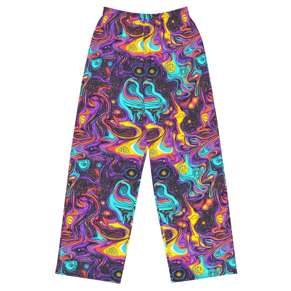 Hutty Nebula on Wide-Leg Pants — Front