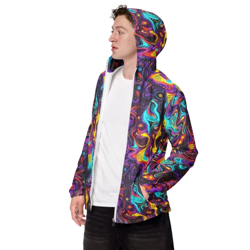 Hutty Nebula on a Men's Windbreaker