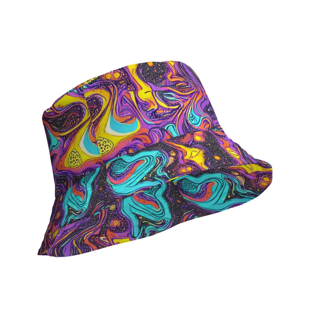 Hutty Nebula on Reversible Bucket Hat — Product details Outside