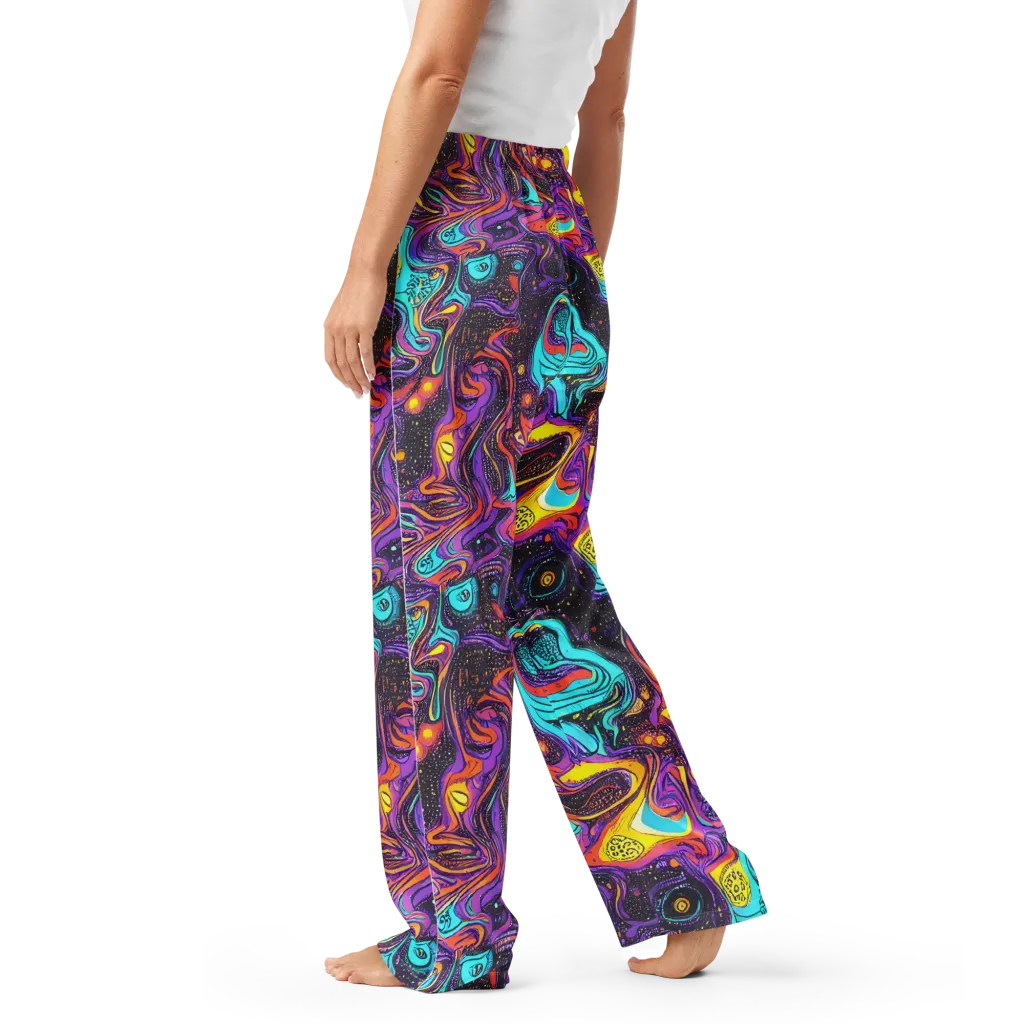 Hutty Nebula on Women's Pajama Pants — Left