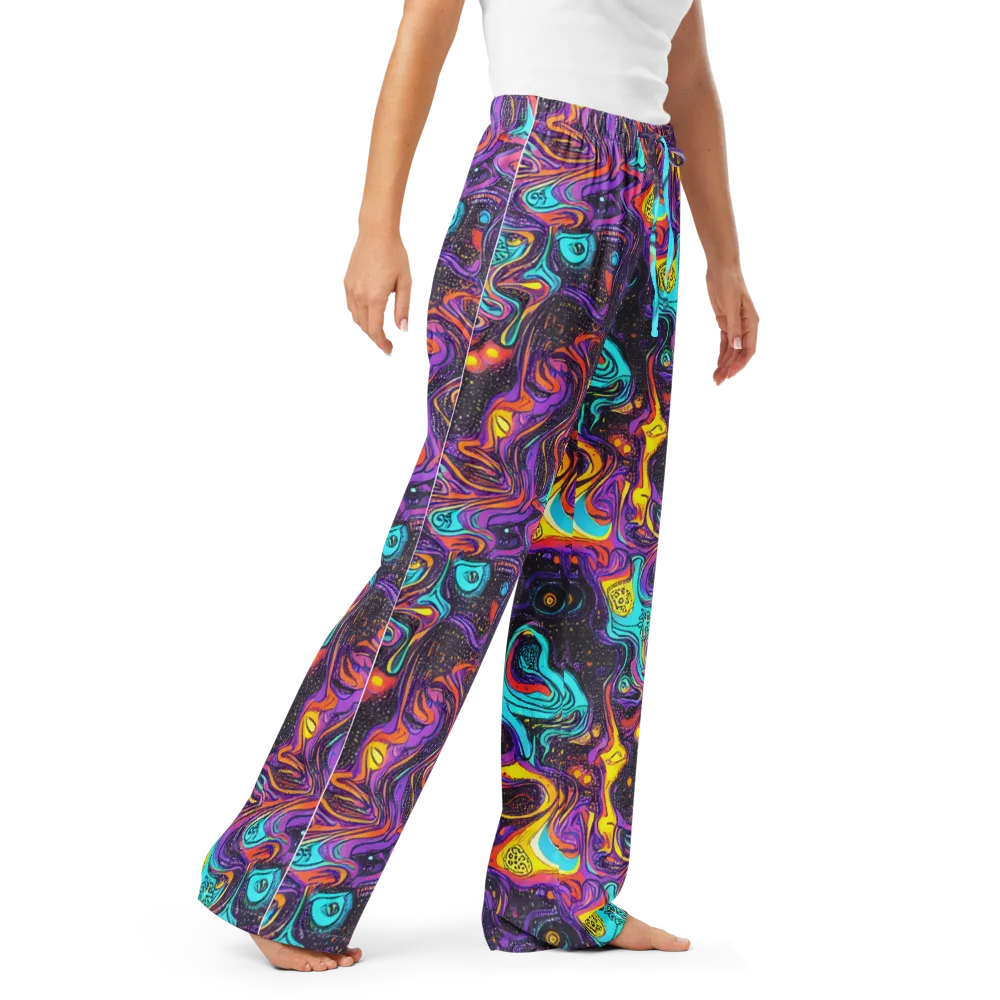 Hutty Nebula on Women's Pajama Pants — Right Front