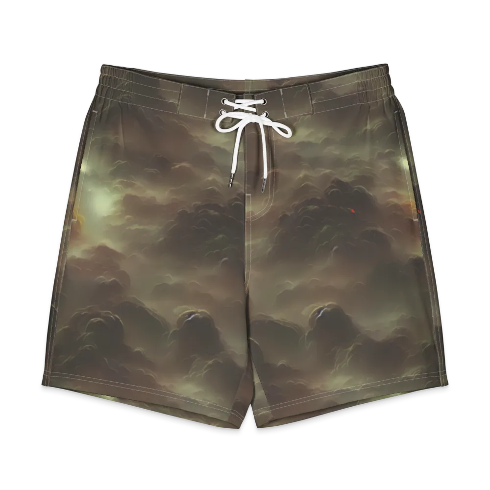 Celestial Dreamscape on Men's Board Shorts — Front
