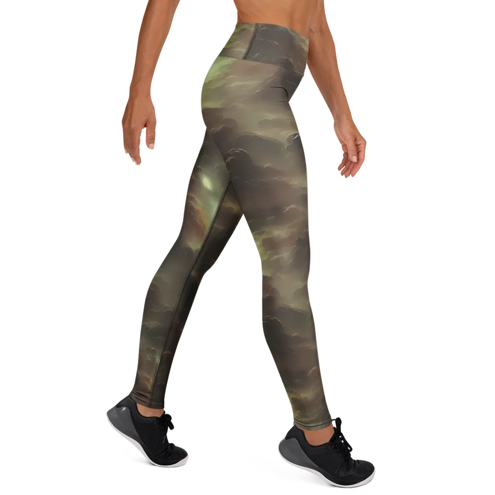 Celestial Dreamscape on Yoga Leggings — Right