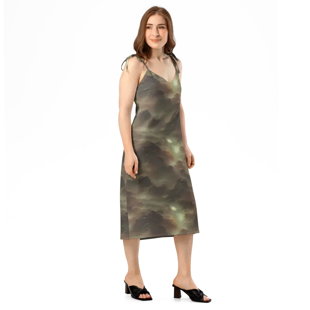 Celestial Dreamscape on Slip Dress — Right Front