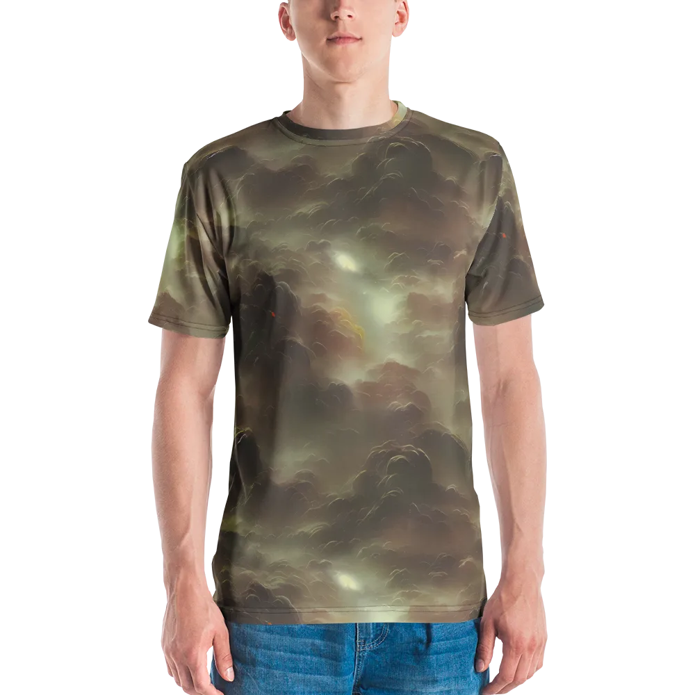 Celestial Dreamscape on Men's Crew Neck T-Shirt — Front