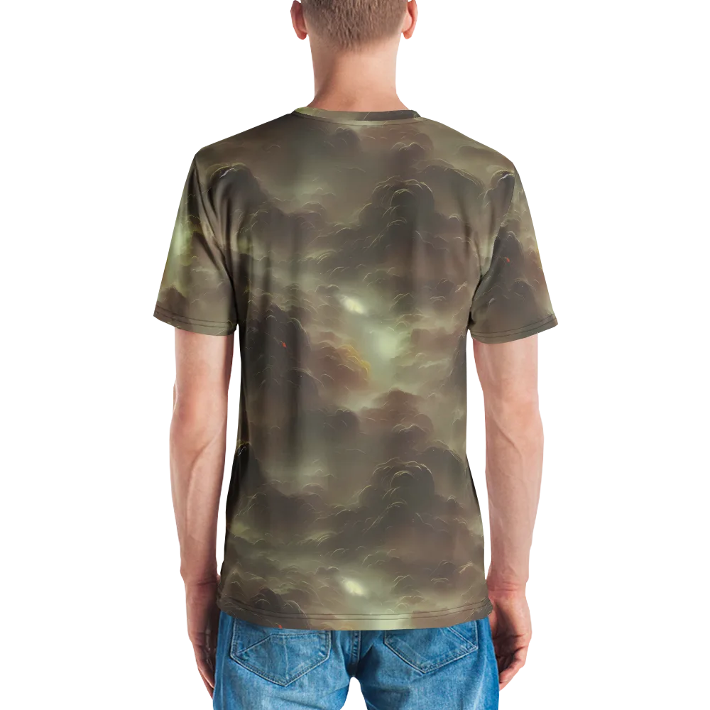 Celestial Dreamscape on Men's Crew Neck T-Shirt — Back