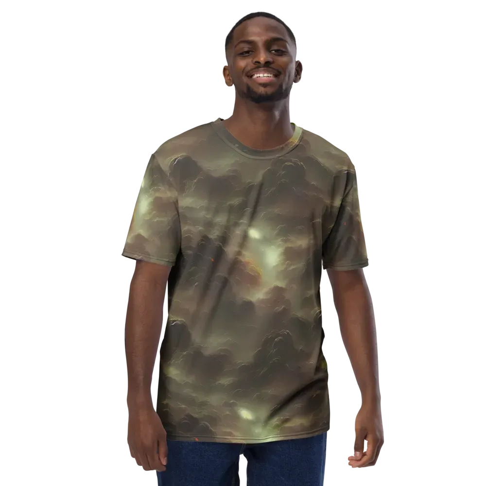 Celestial Dreamscape on Men's Crew Neck T-Shirt — Front