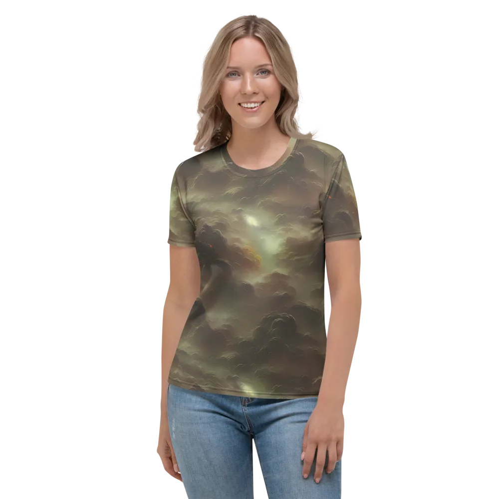 Celestial Dreamscape on Women's Crew Neck T-Shirt — Front