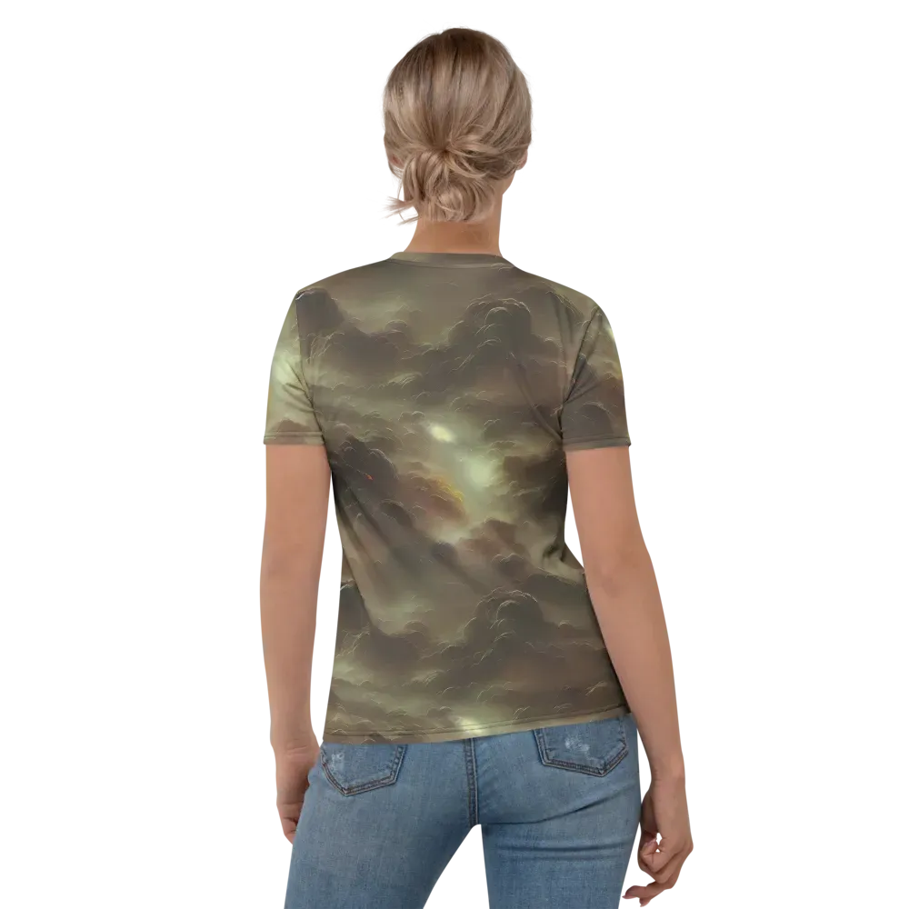 Celestial Dreamscape on Women's Crew Neck T-Shirt — Back