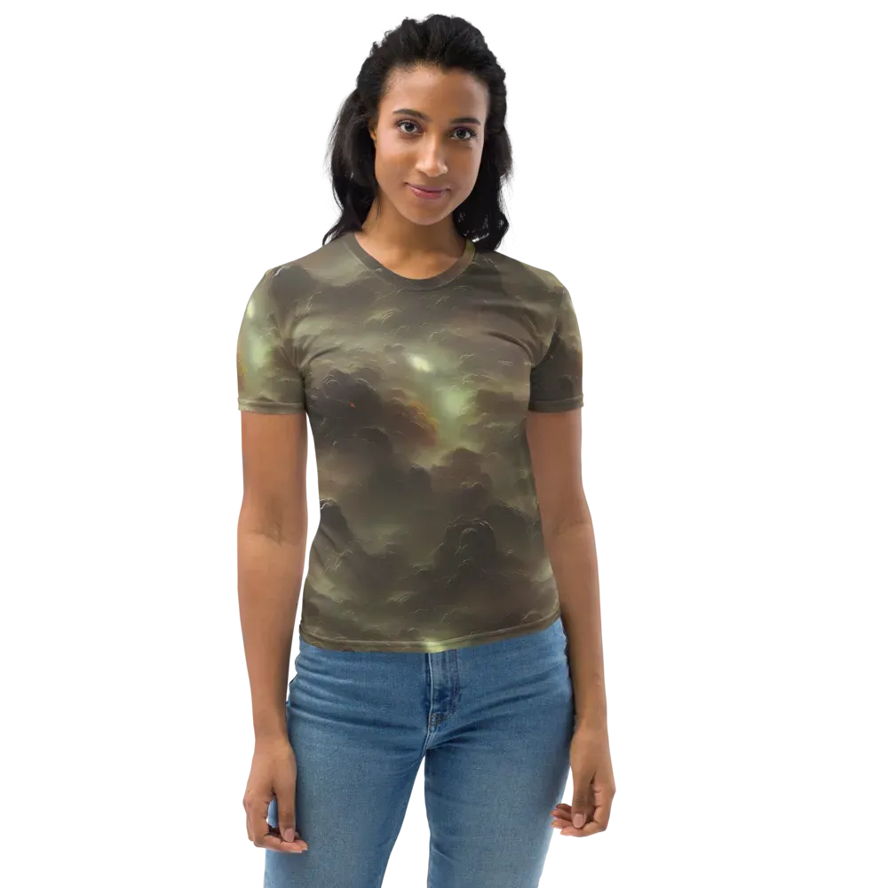Celestial Dreamscape on Women's Crew Neck T-Shirt — Front