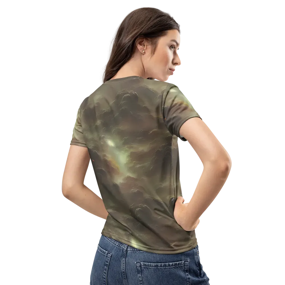 Celestial Dreamscape on Women's Crew Neck T-Shirt — Back