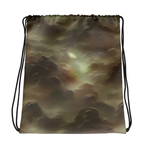 Celestial Dreamscape on a Drawstring Bag