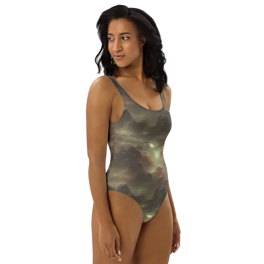 Celestial Dreamscape on One-Piece Swimsuit — Right
