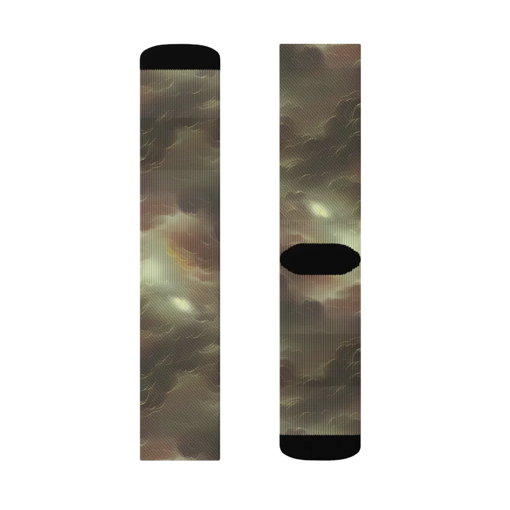 Celestial Dreamscape on Socks — Left Sock