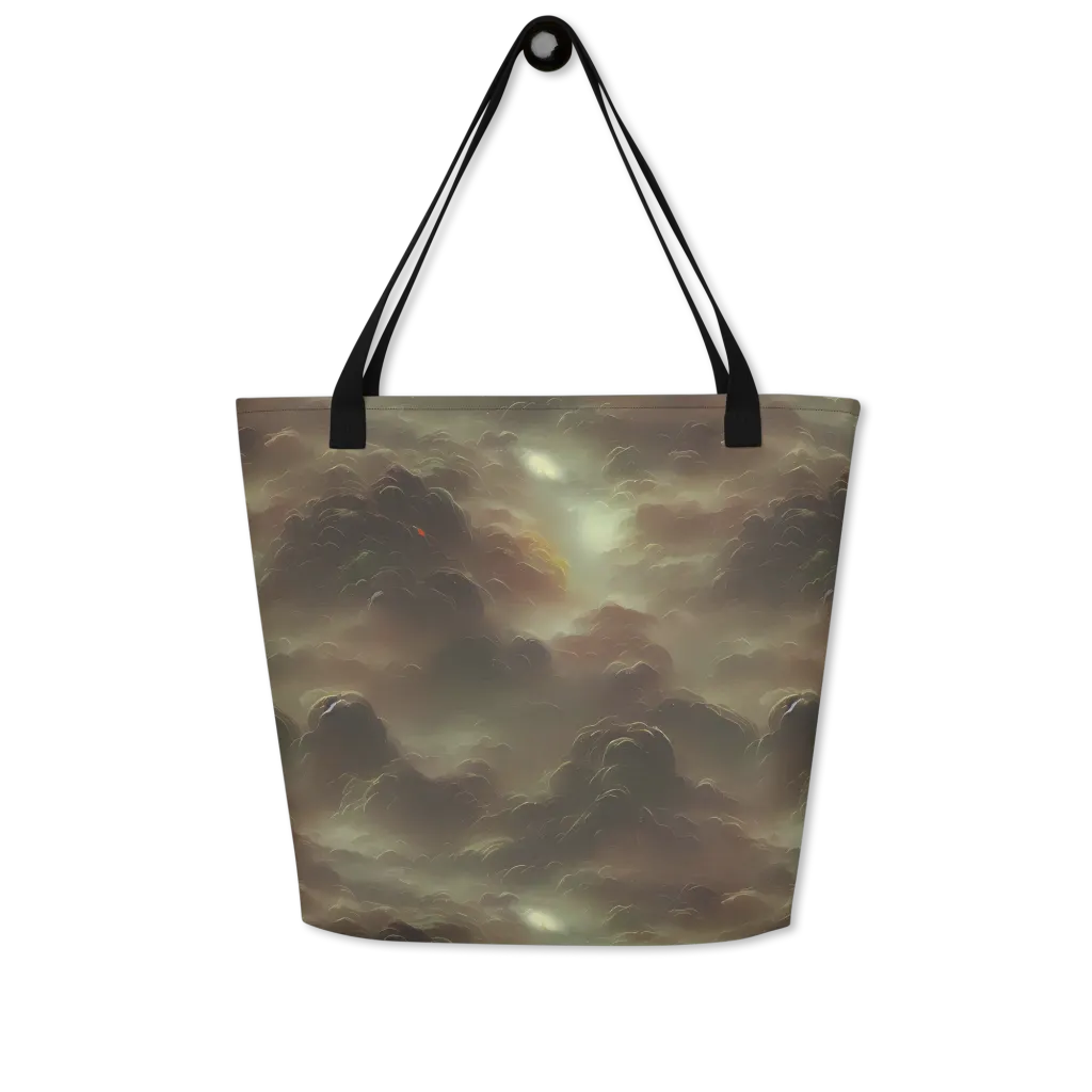 Celestial Dreamscape on Large Tote Bag W/ Pocket — Front