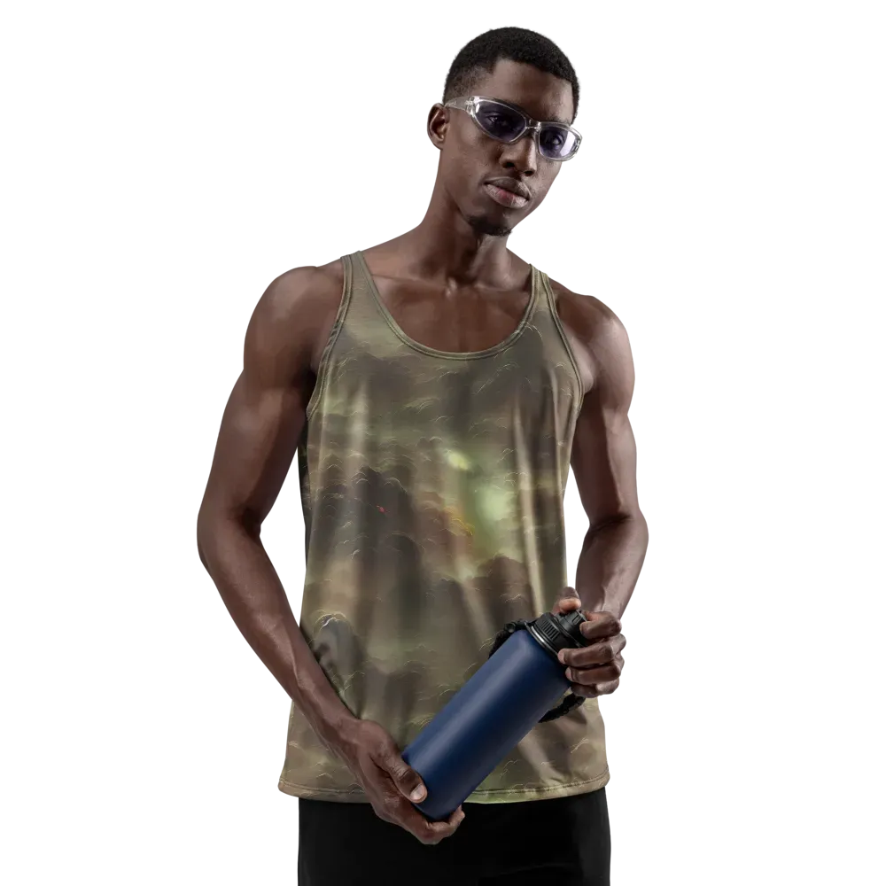 Celestial Dreamscape on Men's Tank Top — Front