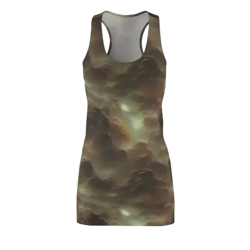 Celestial Dreamscape on a Racerback Dress