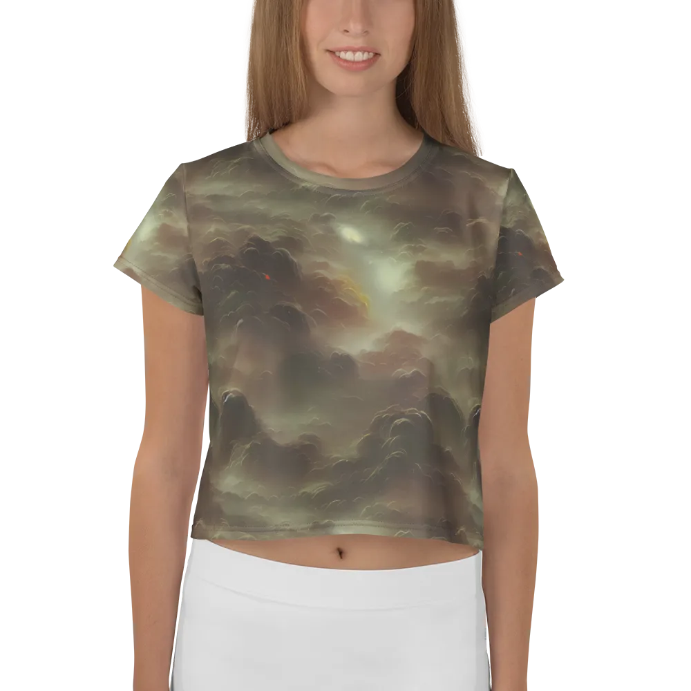 Celestial Dreamscape on Crop Tee — Front