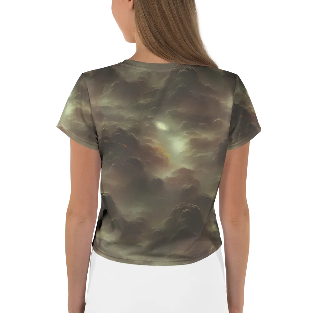 Celestial Dreamscape on Crop Tee — Back