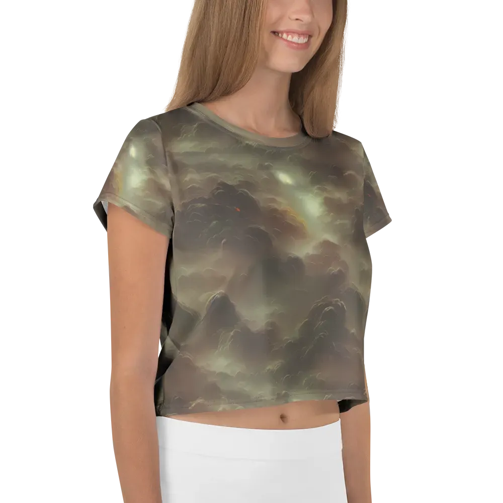 Celestial Dreamscape on Crop Tee — Right