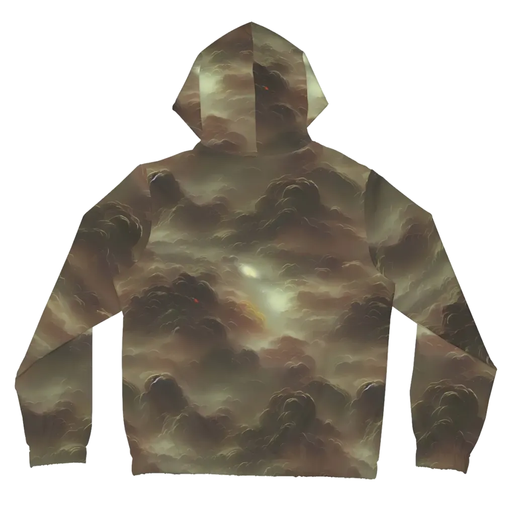 Celestial Dreamscape on Women's Full-Zip Hoodie — Back