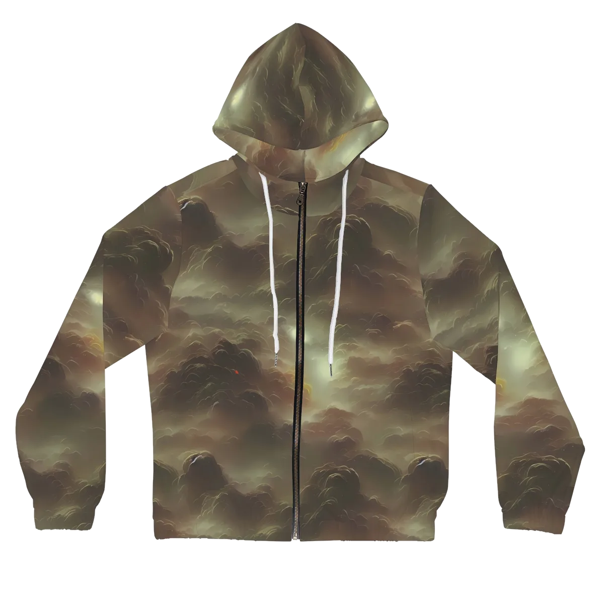 Celestial Dreamscape on Women's Full-Zip Hoodie — Front