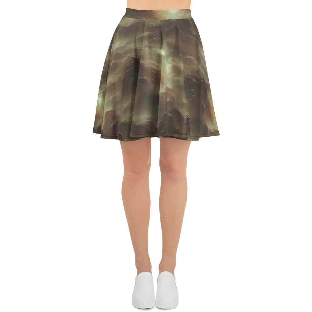Celestial Dreamscape on Skater Skirt — Front