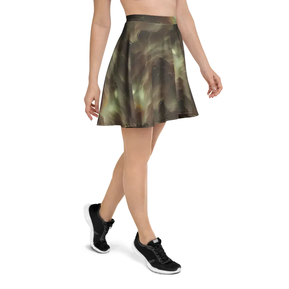 Celestial Dreamscape on Skater Skirt — Right