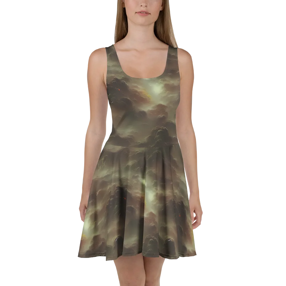 Celestial Dreamscape on Skater Dress — Front