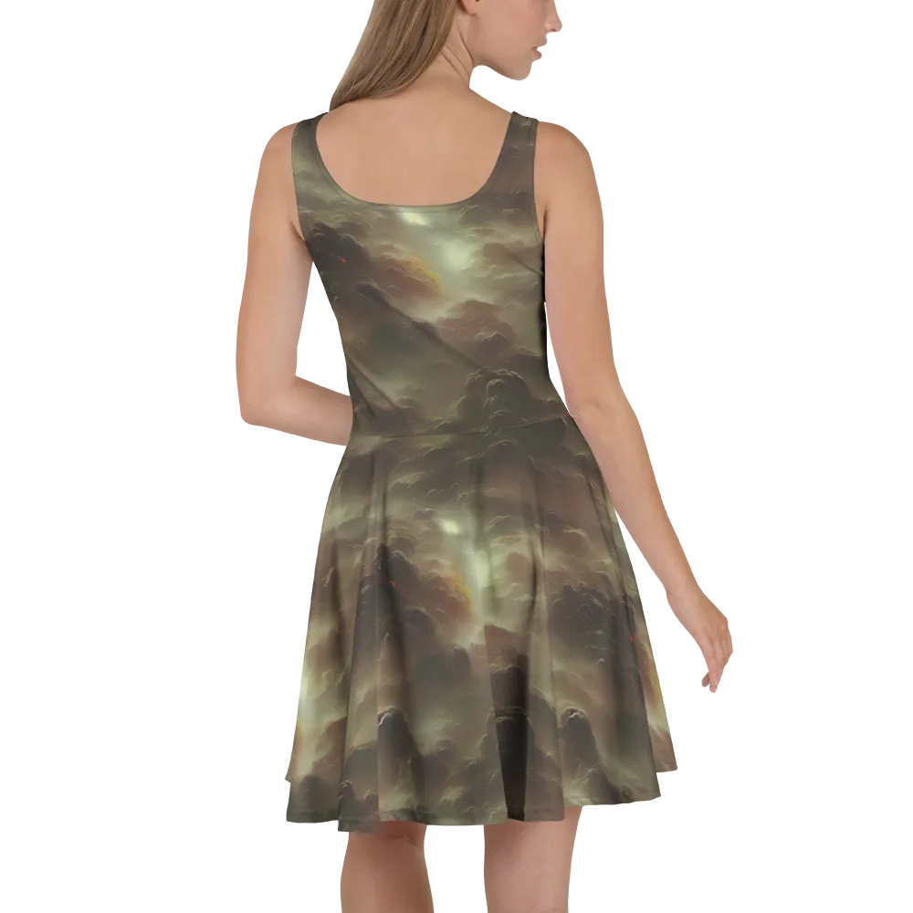 Celestial Dreamscape on Skater Dress — Back