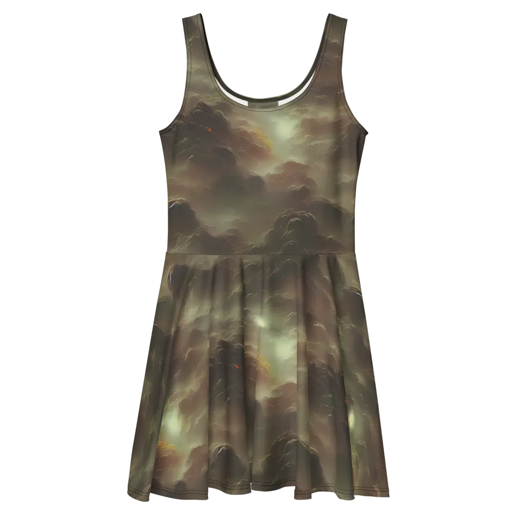 Celestial Dreamscape on Skater Dress — Front