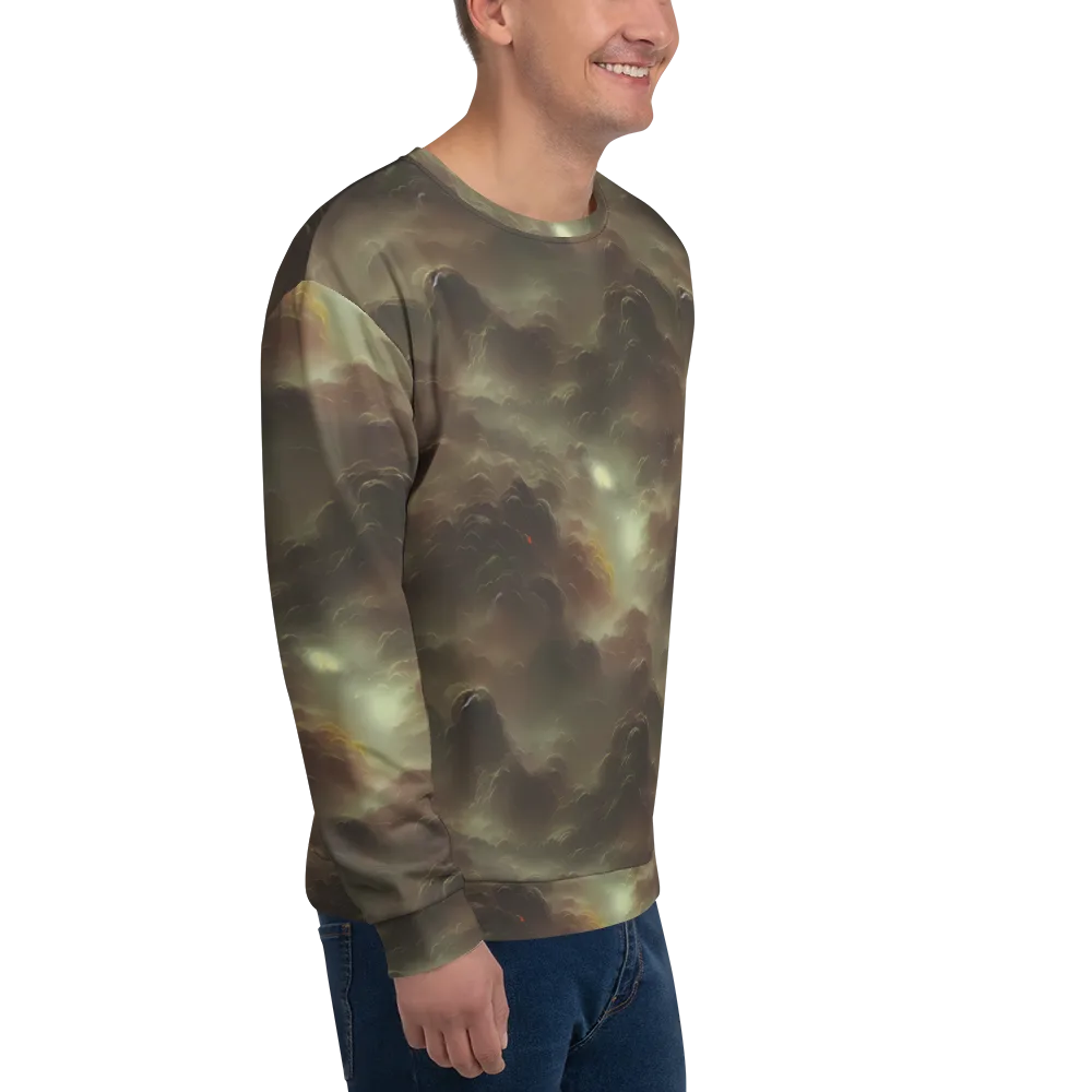 Celestial Dreamscape on Sweatshirt — Right Front