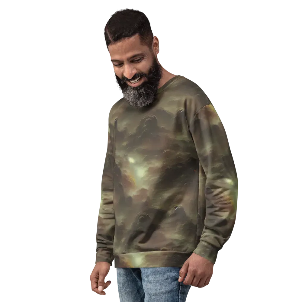 Celestial Dreamscape on Sweatshirt — Left Front