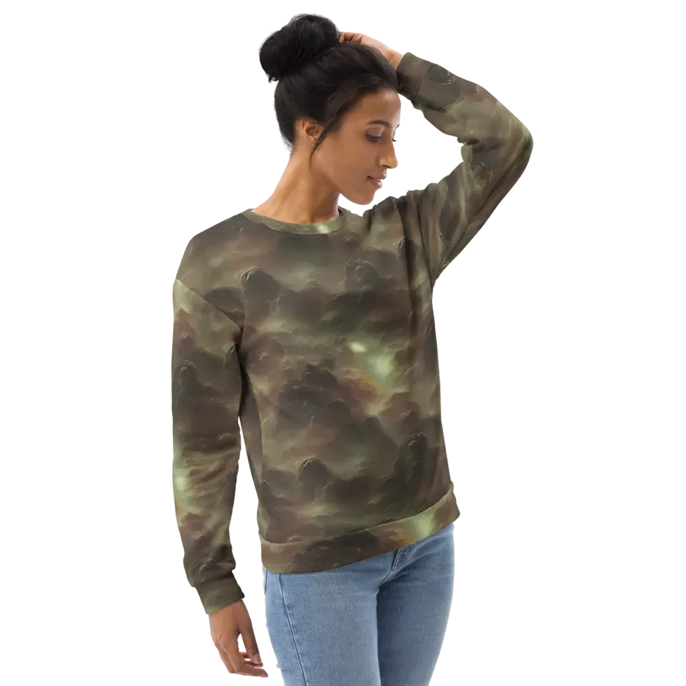 Celestial Dreamscape on Sweatshirt — Right Front