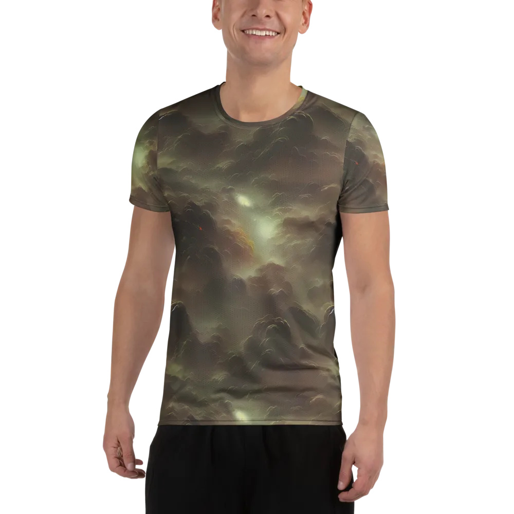 Celestial Dreamscape on Men's Athletic T-Shirt — Front