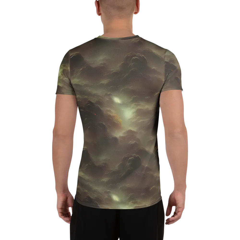 Celestial Dreamscape on Men's Athletic T-Shirt — Back