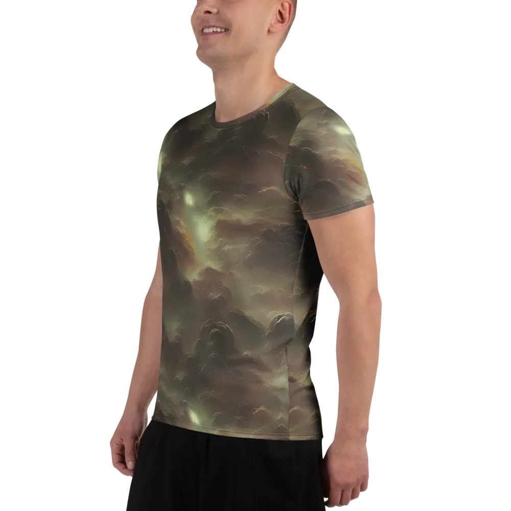 Celestial Dreamscape on Men's Athletic T-Shirt — Left