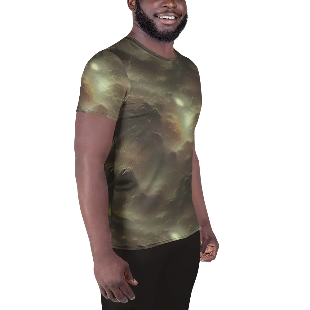 Celestial Dreamscape on Men's Athletic T-Shirt — Right