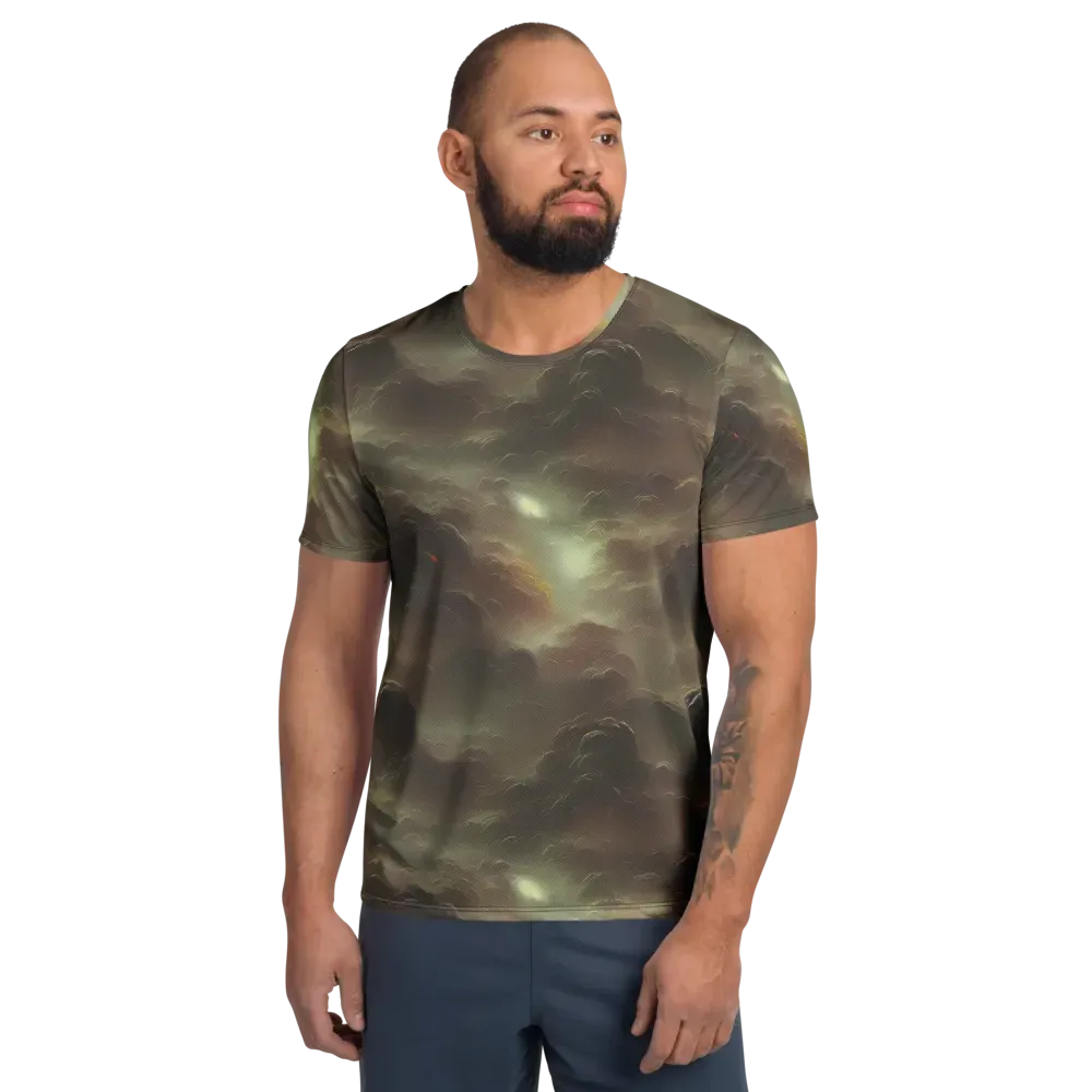 Celestial Dreamscape on Men's Athletic T-Shirt — Front