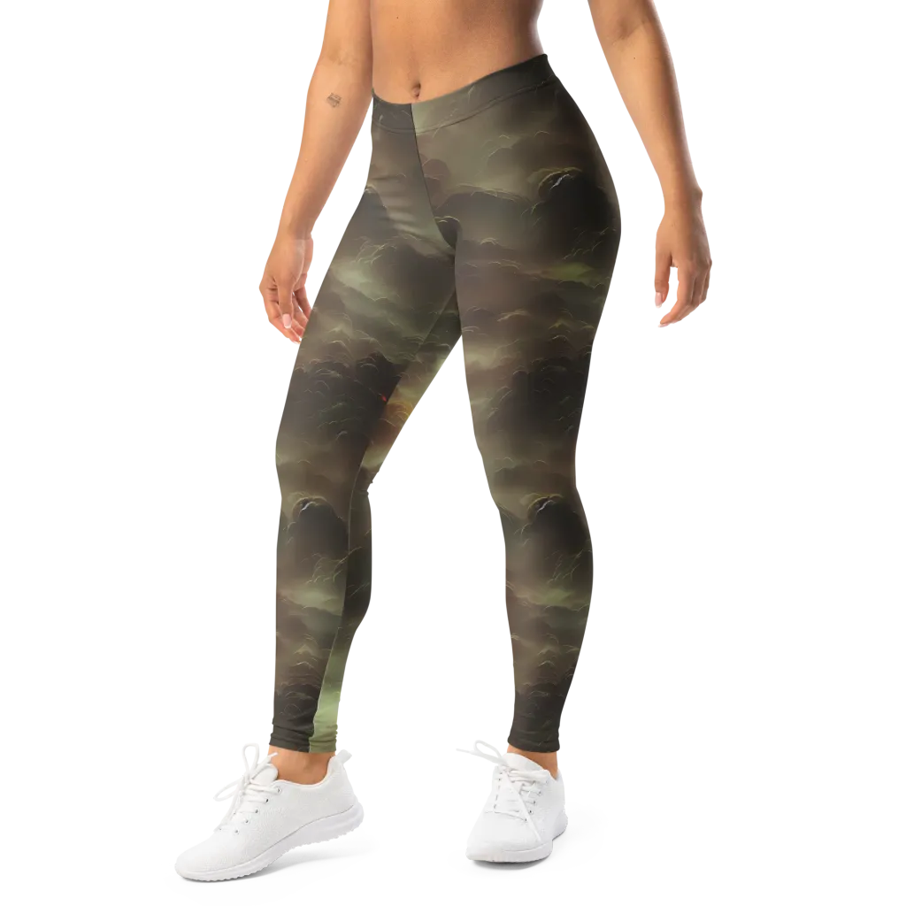 Celestial Dreamscape on Leggings — Left Front