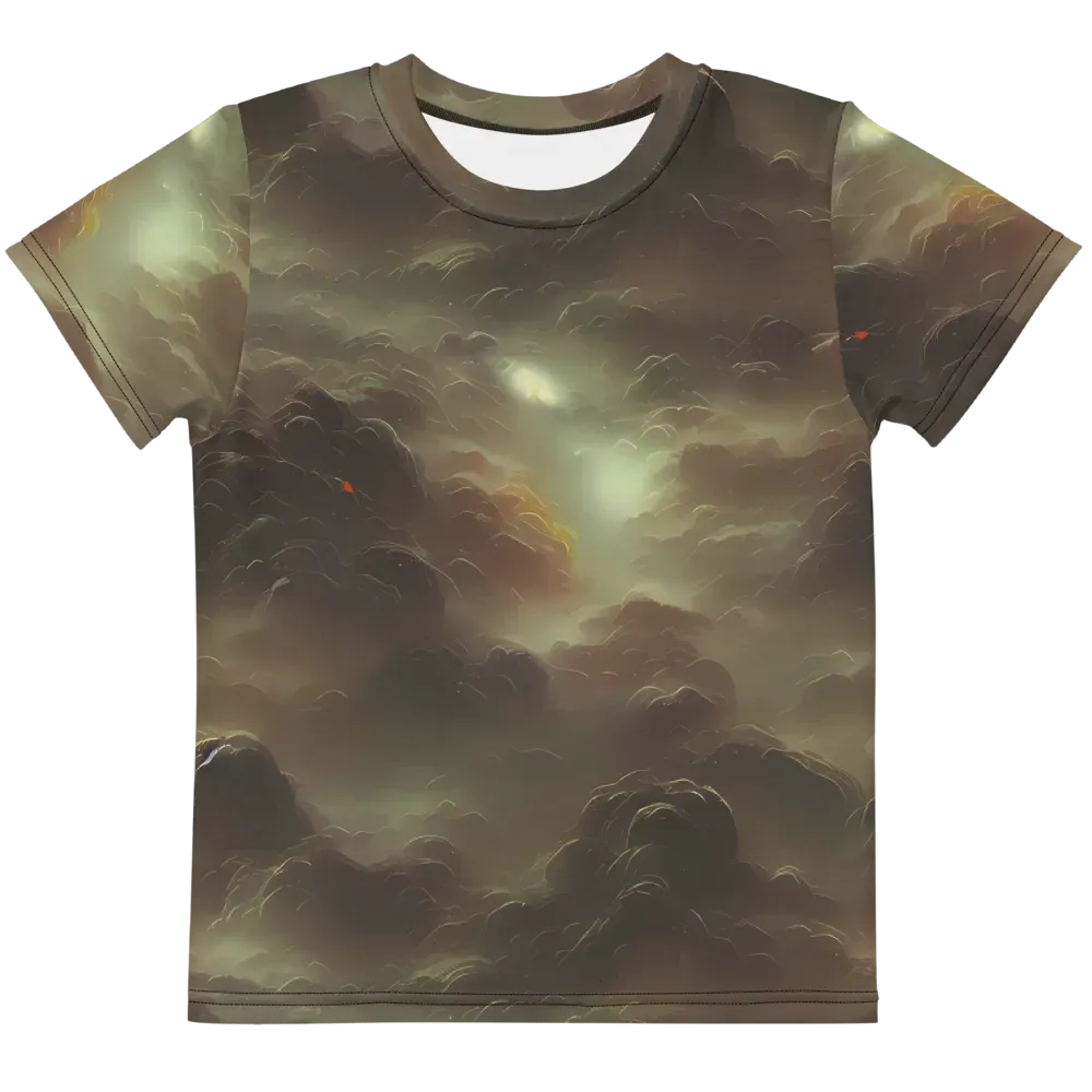 Celestial Dreamscape on Kids Crew Neck T-Shirt — Front