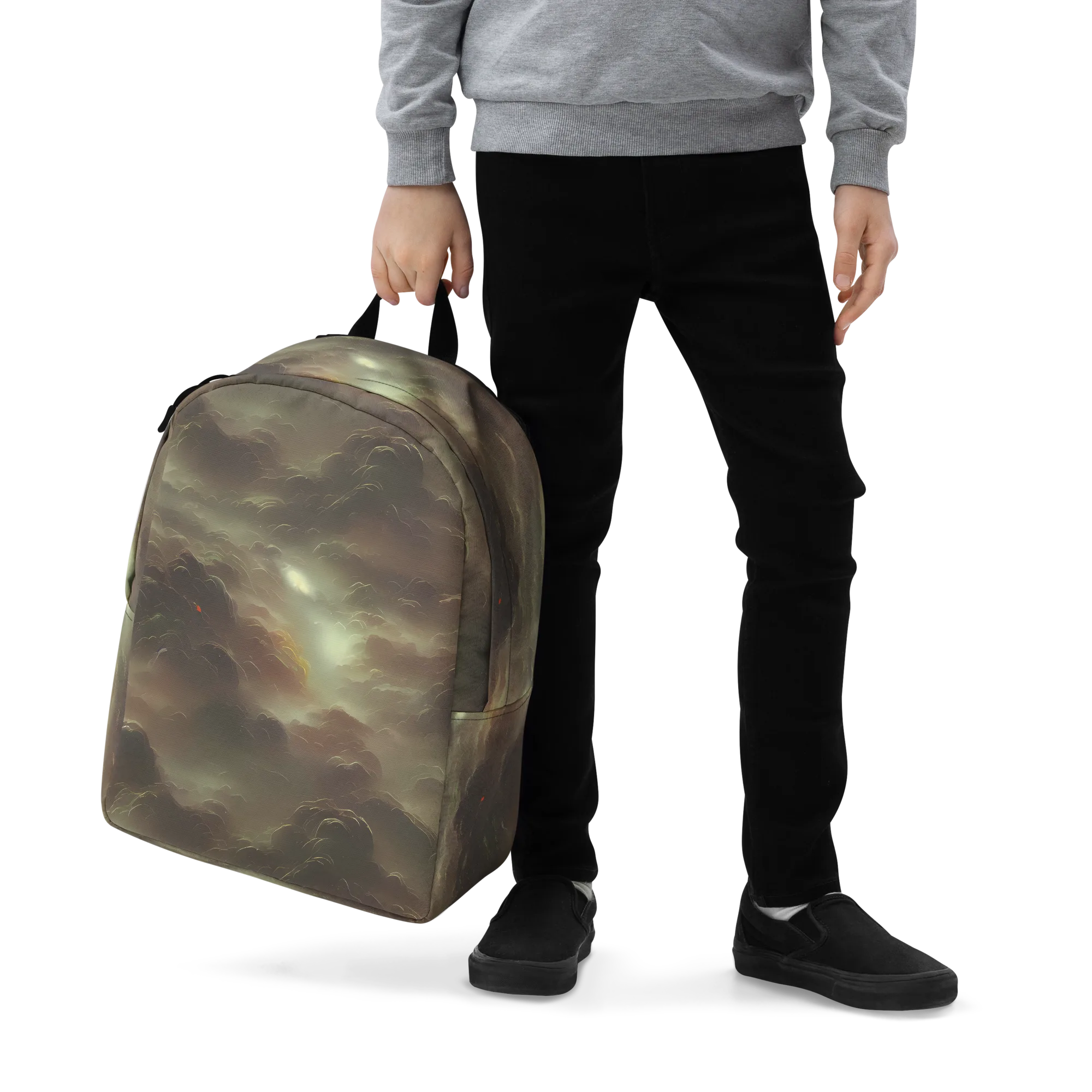Celestial Dreamscape on Minimalist Backpack — Zoomed-in