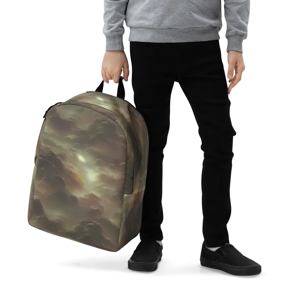 Celestial Dreamscape on Minimalist Backpack — Zoomed-in