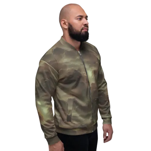 Celestial Dreamscape on a Bomber Jacket