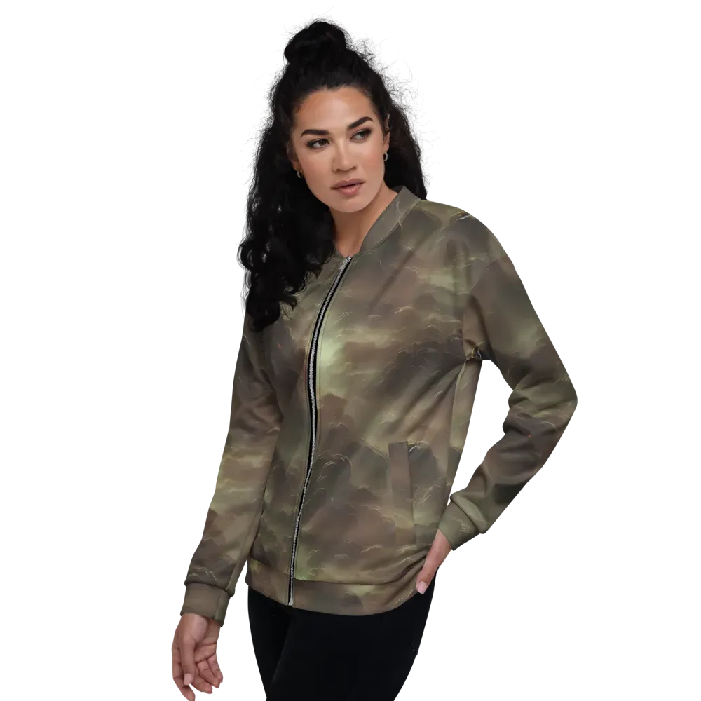 Celestial Dreamscape on Bomber Jacket — Left