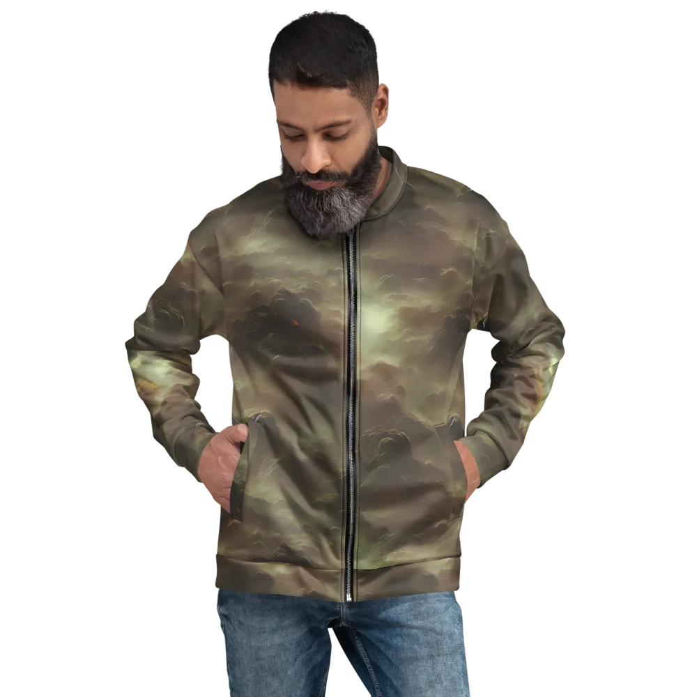 Celestial Dreamscape on Bomber Jacket — Front