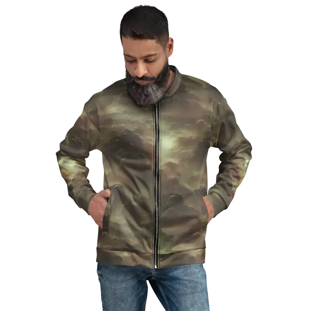 Celestial Dreamscape on Bomber Jacket — Front